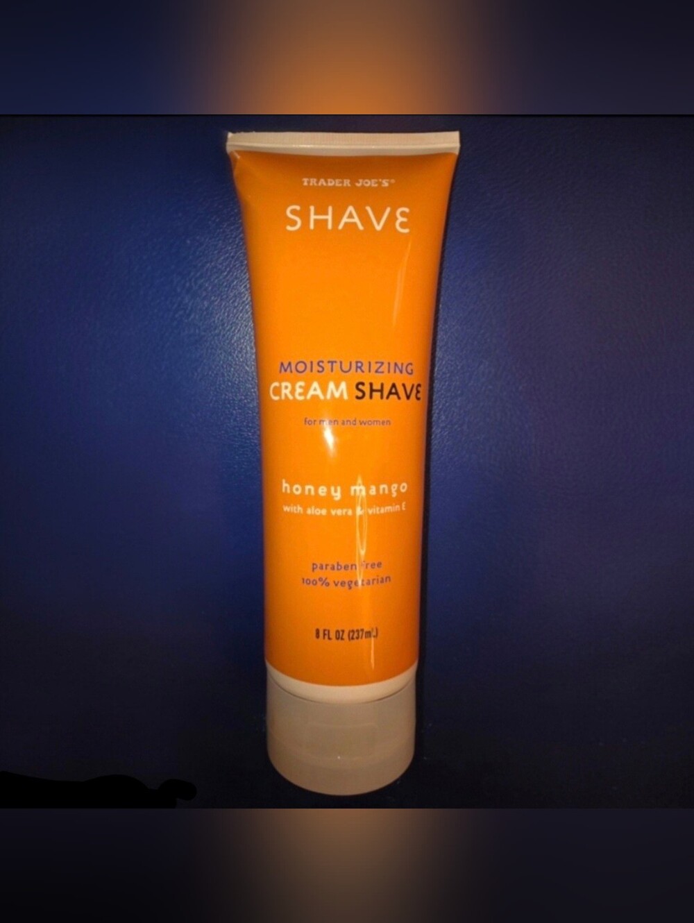 Trader Joe's Moisturizing Cream Shave Honey Mango Shaving Cream 8oz NWT Unisex